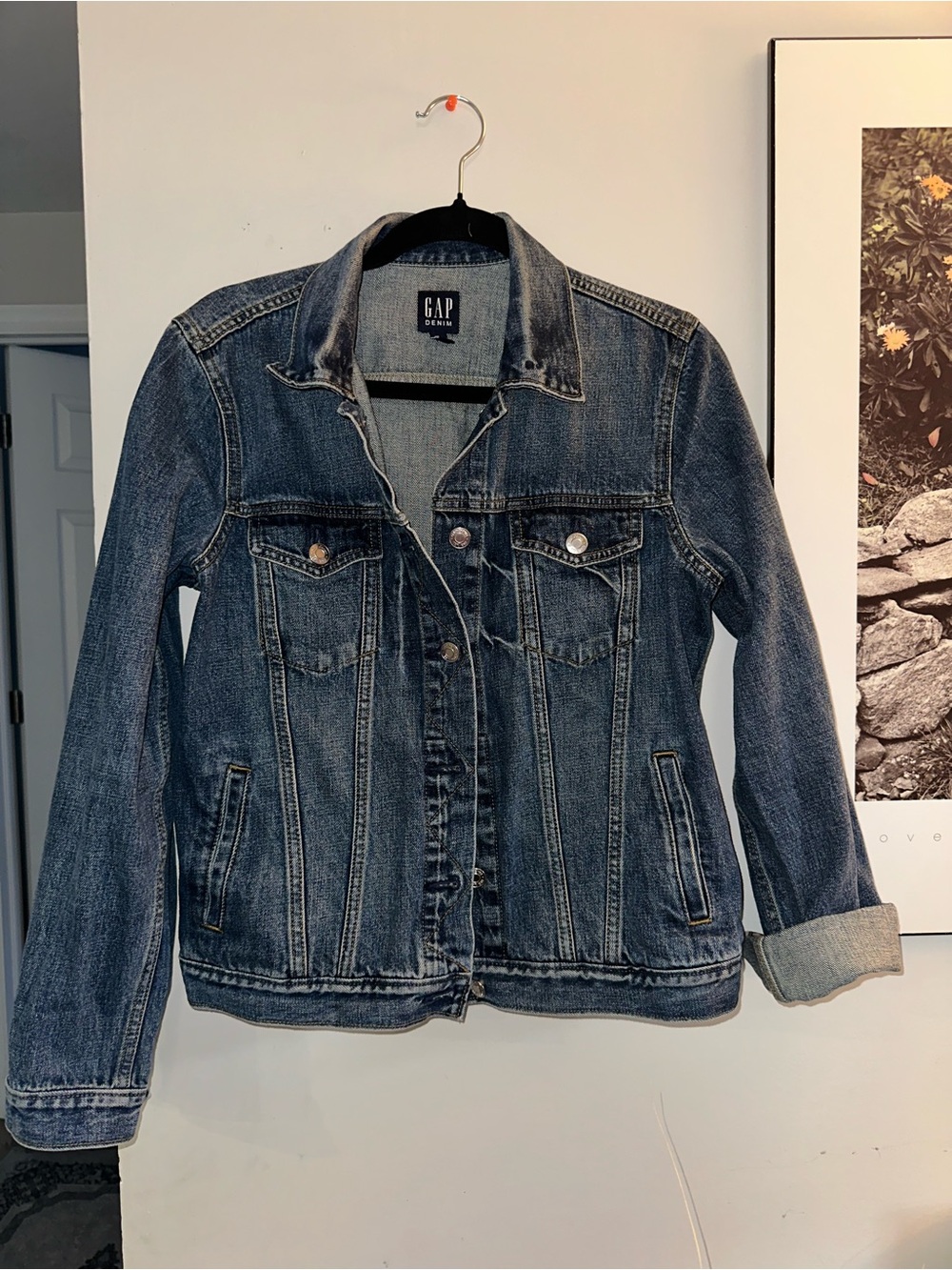 GAP Women's Medium Blue Denim Jacket